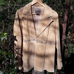 GORGEOUS BRANDON THOMAS Suede JACKET